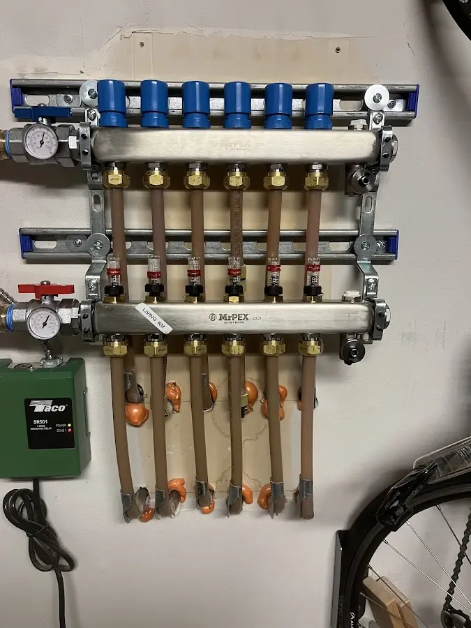 Plumber performing Leak Detection at a residential property in Rainbow Springs